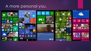 A more personal you.
 