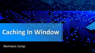 Cache, Caching, Cache Memory Explained | PPT