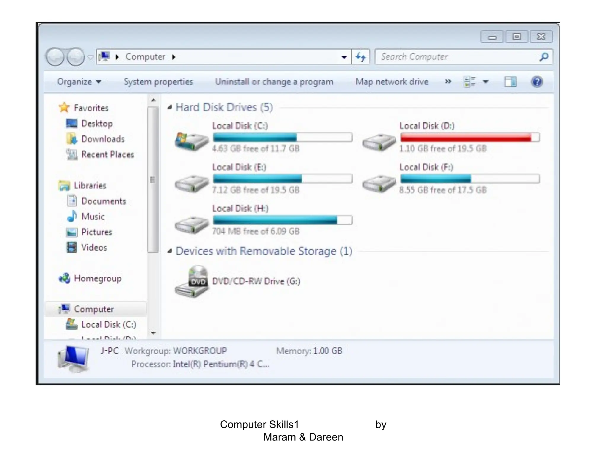 Computer Skills1 by
Maram & Dareen
 