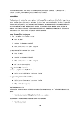 Windows 7-getting-started | PDF