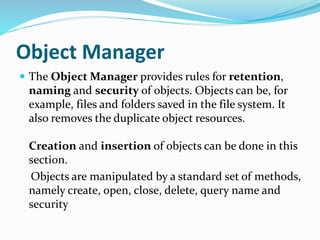 Object Manager Windows Windows Architecture Explained by Stacksol | PPTX