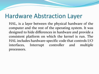Windows Architecture Explained by Stacksol | PPTX