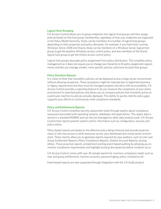Windows Host Access Management with CA Access Control | PDF