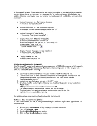 Windows Hosting Documentation | PDF