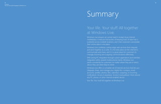 Windows Live Reviewers Guide