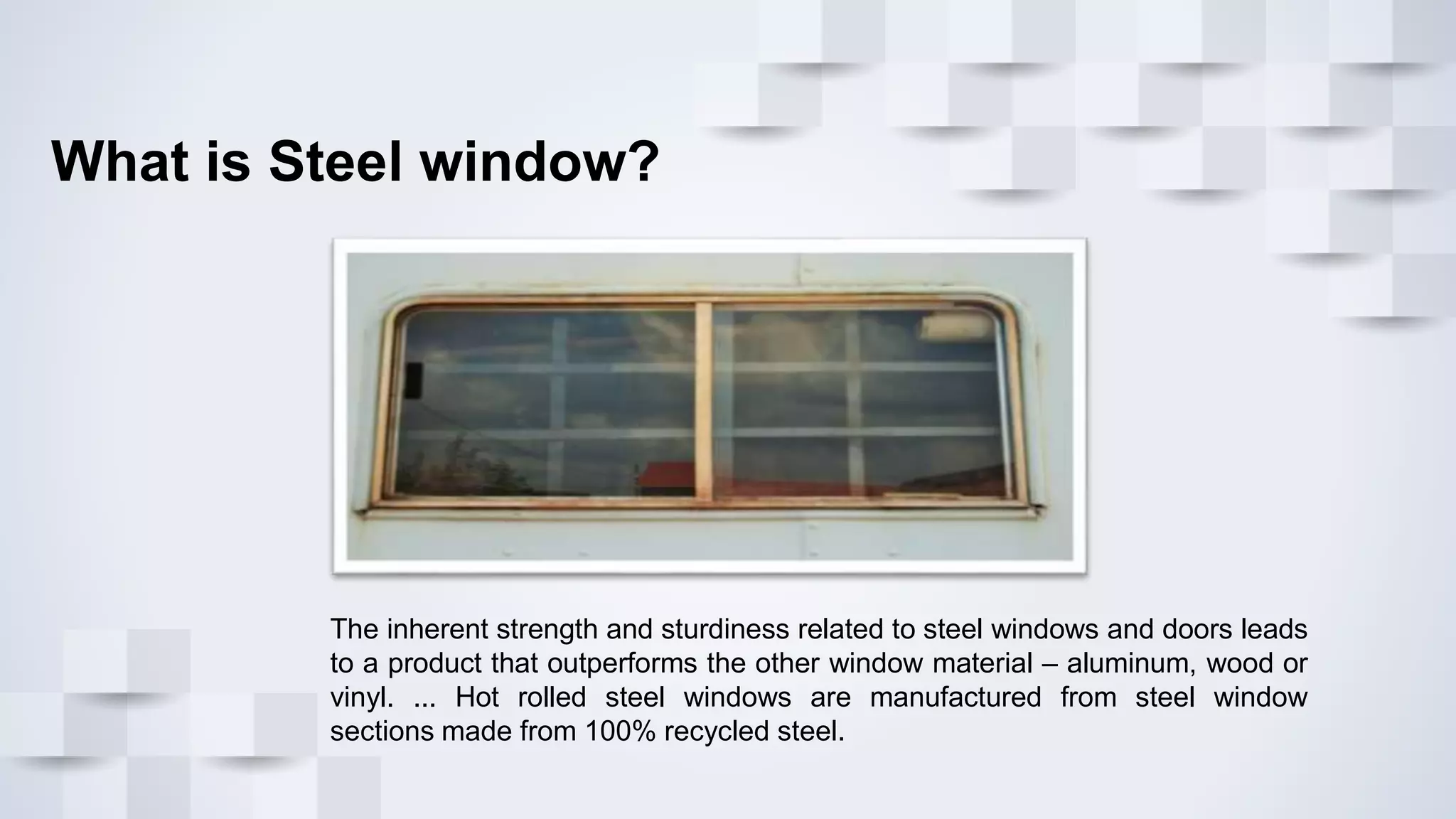 Windows material | PPT