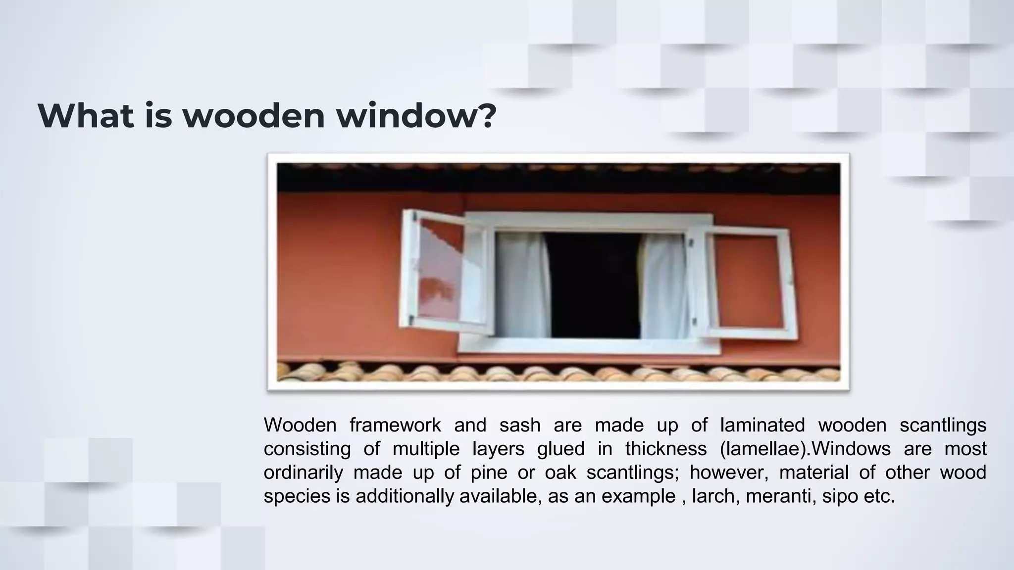 Windows material | PPT