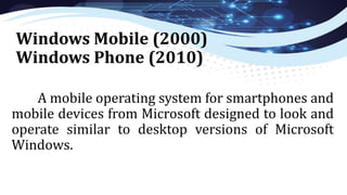Windows Mobile O2 Slide presentation in Windows-OS-Presentation_HAC.pptx
