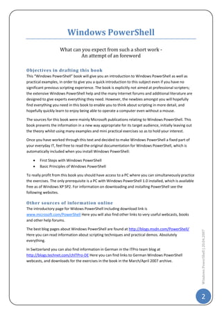 Windows Powershell En | PDF