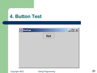 Windows Programming with Swing | PPT
