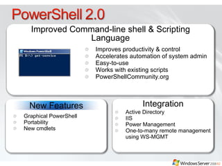 Windows Server 2008 R2 Overview | PPT