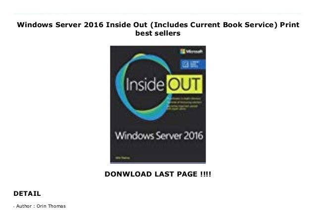 windows server 2016 print server