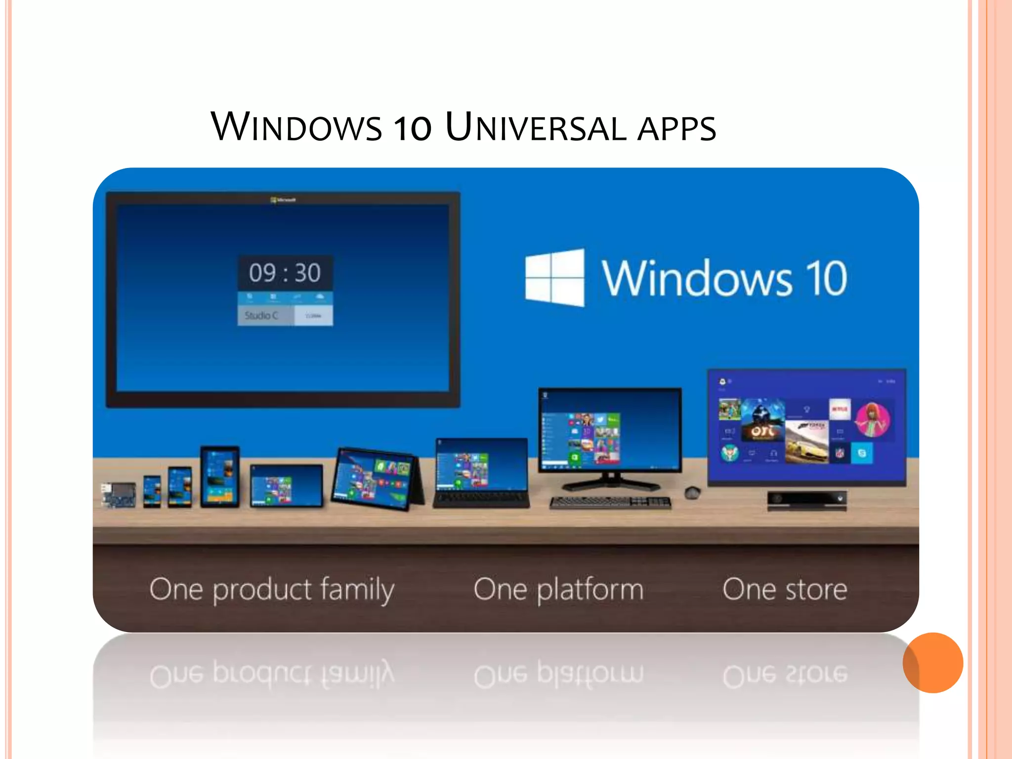 WINDOWS 10 UNIVERSAL APPS
 