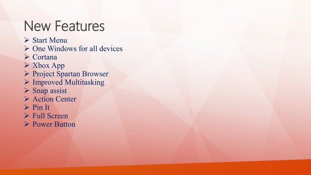 An introduction to Windows 10 | PPTX | Operating Systems | Computer ...