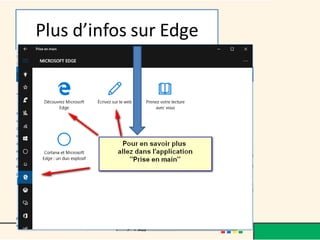 Plus d’infos sur Edge
 