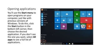 Introduction to Windows 10 | PPTX