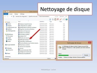 Nettoyage de disque
Médiathèque - Lorient
 