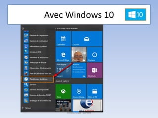 Avec Windows 10
Médiathèque - Lorient
 