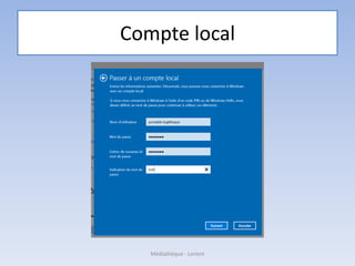 Compte local
Médiathèque - Lorient
 