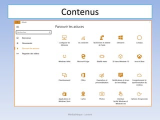 Contenus
Médiathèque - Lorient
 