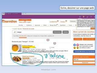 Médiathèque - Lorient
Ecrire, dessiner sur une page web
 