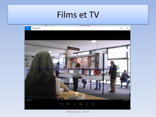 Films et TV
Médiathèque - Lorient
 