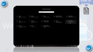 14
Ease of
access
 