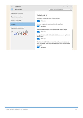 CURSO EXPERTO WINDOWS 10 - RICOSOFT 352
 
