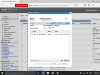 © Novell, Inc. All rights reserved.104
Windows Store apps and software
inventory
 
