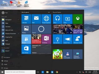 © Novell, Inc. All rights reserved.120
Deploying Windows 10 Start Menu
 