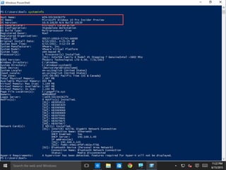 © Novell, Inc. All rights reserved.41
Systeminfo and OS Version
 