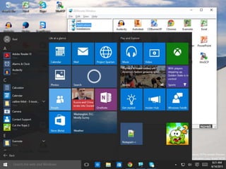 © Novell, Inc. All rights reserved.71
Windows 10 Start Menu
 
