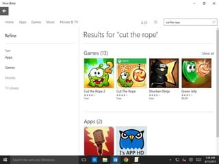 © Novell, Inc. All rights reserved.81
Windows Store app
 