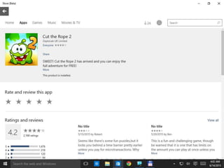 © Novell, Inc. All rights reserved.83
Windows Store app
 