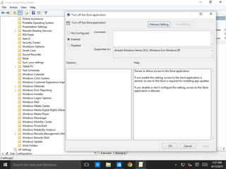© Novell, Inc. All rights reserved.93
Turn of the Store application (GPO)
 