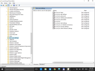 © Novell, Inc. All rights reserved.96
Sync Settings (GPO)
 