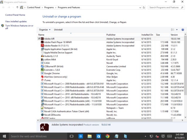 windows 10 configuration manager control panel