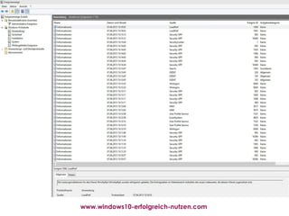 Stabilität und Performance
www.windows10-erfolgreich-nutzen.com
 