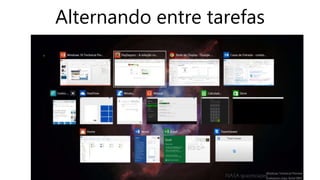 Alternando entre tarefas
 