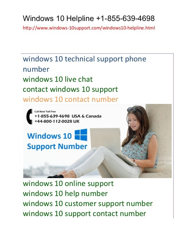 Windows 10 Helpline +18556394698