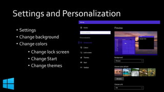 Windows 10 Introduction