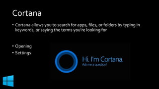 Windows 10 Introduction