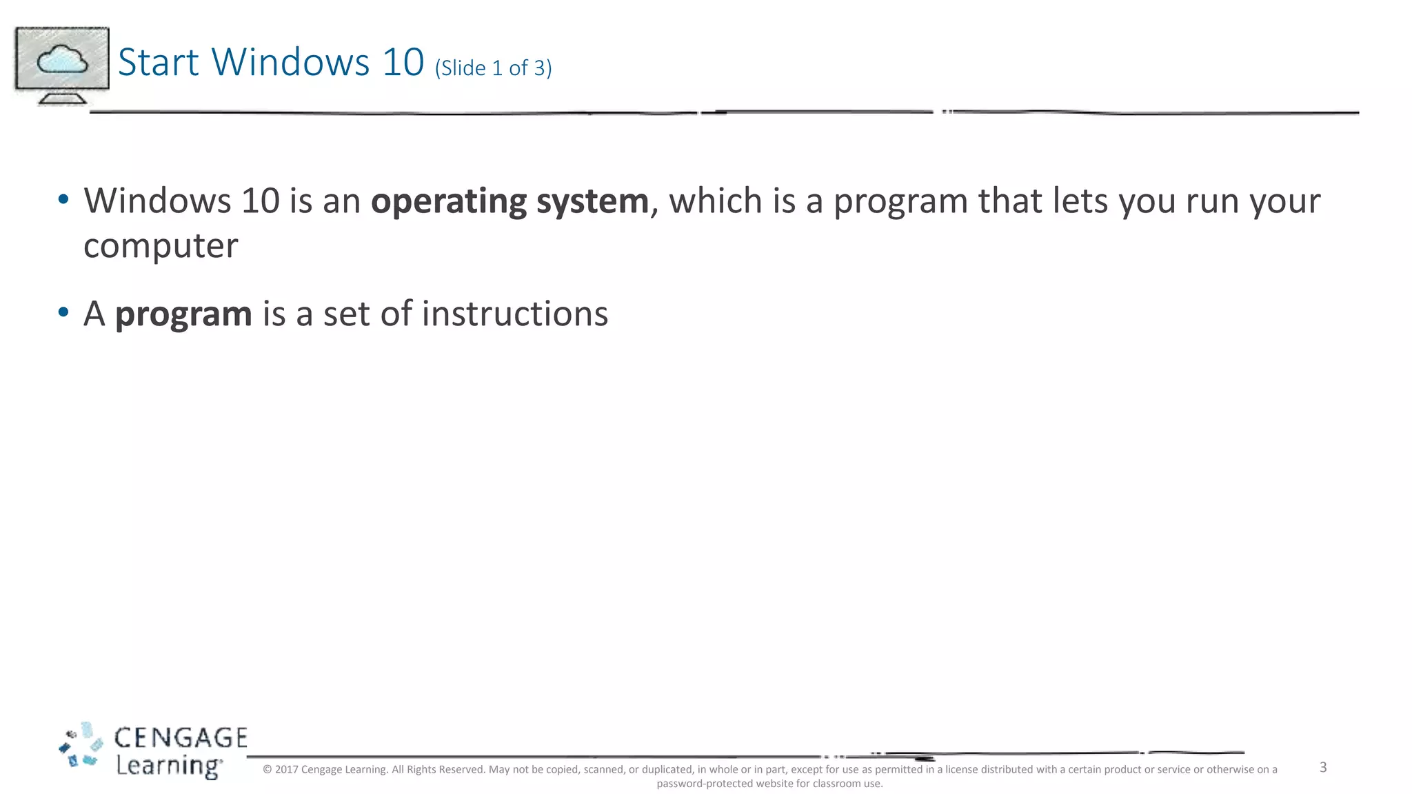 Windows 10 module 1 ppt presentation | PPTX