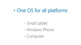 Windows 10 presentation | PPTX