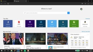 Windows 10 presentation | PPTX