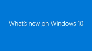 Windows 10 presentation | PPT