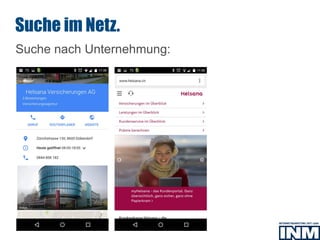 SEO
Suche nach Unternehmung:
Suche im Netz.
 