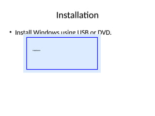 Comprehensive Guide to Installing Windows 10 Operating System | PPTX