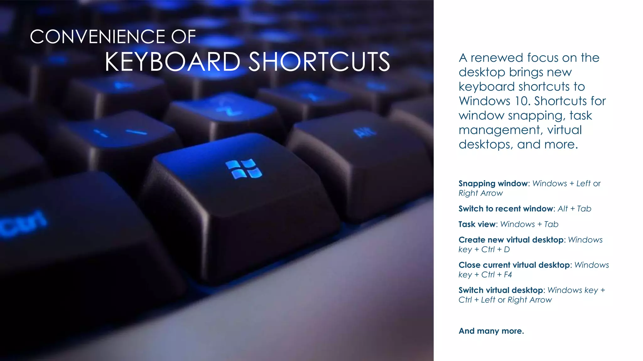 Windows 10 – 8 Tips & Tricks | PPTX