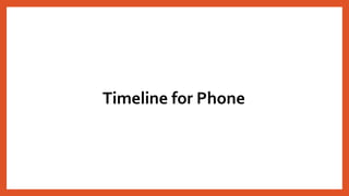Timeline for Phone
 